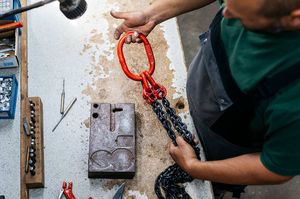 brache di sollevamento a catena