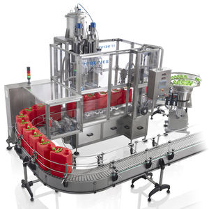 riempitrice chiuditrice automatica / per liquidi / monoblocco / lineare