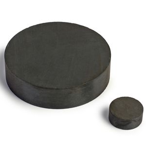 magnete in ferrite di bario / in ferrite di stronzio / a disco / anisotropo