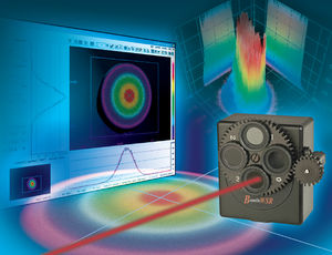 analizzatore di raggio laser a camera