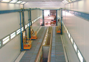 cabina di verniciatura chiusa