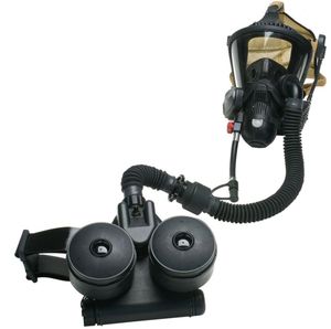 casco con respiratore