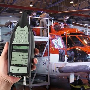 analizzatore di vibrazioni per turbina di elicottero
