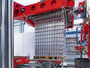 depallettizzatore per insufflazione