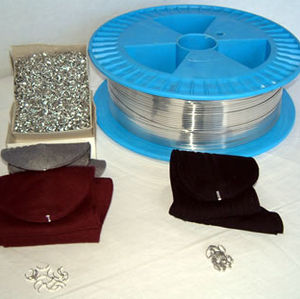 clip in alluminio