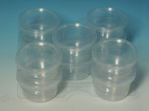 plateau in plastica