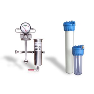 carter per filtro a cartuccia / per liquido / in materia plastica / in acciaio inossidabile