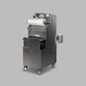 termosigillatrice di vaschette semiautomatica
