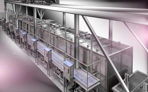 cuocitore industriale a vapore