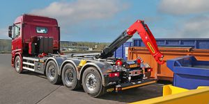 braccio di sollevamento a uncino per camion 1