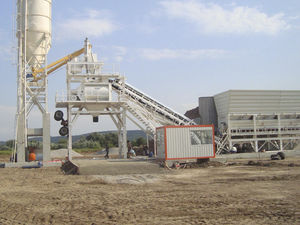 centrale di betonaggio mobile