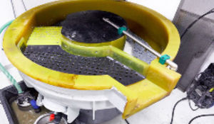 separatore per granulati plastici