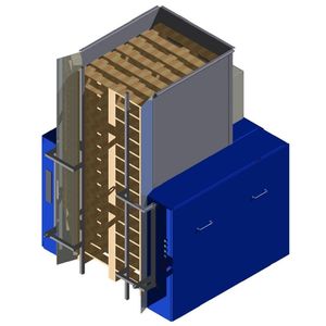 magazzino automatico per di pallet vuoti