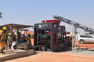 blocchiera per manufatti in calcestruzzo