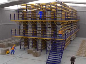 scaffalatura galvanizzata