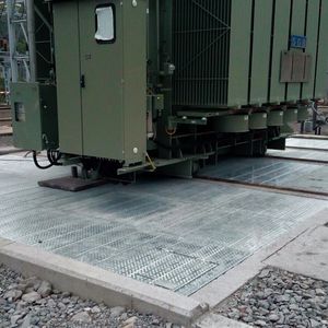 sistema antincendio per fossa di raccolta di trasformatore elettrico