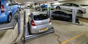 piattaforma di parcheggio scorrevole