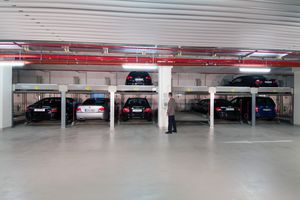 piattaforma di parcheggio 2 livelli