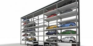 piattaforma di parcheggio scorrevole