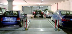 piattaforma di parcheggio scorrevole