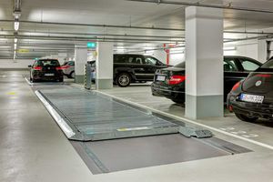 piattaforma di parcheggio scorrevole