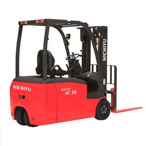 carrello elevatore elettrico / con conducente seduto / controbilanciato / a 3 ruote
