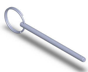 spina a sgancio rapido con anello di sollevamento