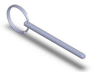 spina a sgancio rapido con anello di sollevamento
