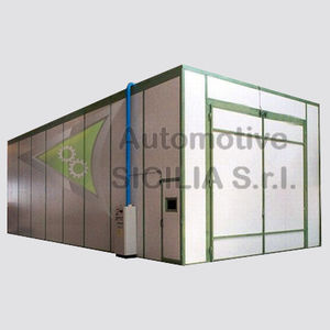 cabina di sabbiatura ad aspirazione
