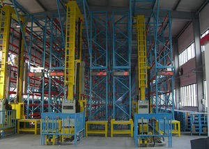 scaffalatura per magazzino di stoccaggio