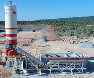 centrale di betonaggio mobile