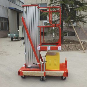 piattaforma a sfilo verticale su ruote