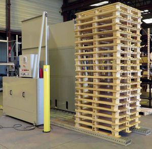 impilatore disimpilatore di pallets