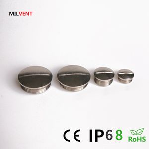 tappo rotondo / filettato / in ottone nichelato / di protezione