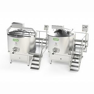 vasca di fabbricazione a pasta pressata cotta