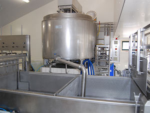 serbatoio di formaggio / del siero del latte / in acciaio inox / cilindrico