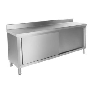 banco da lavoro in acciaio inox