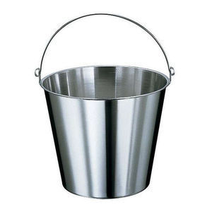secchio in acciaio inox