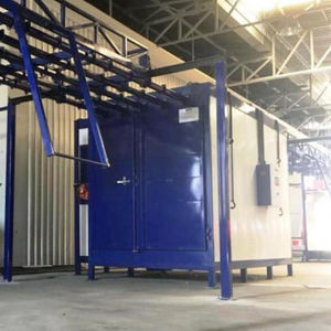 forno di cottura / di verniciatura a polvere / a camera / elettrico a resistenza