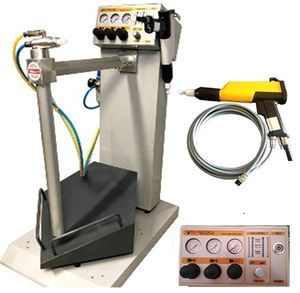 macchina di verniciatura a polvere per profilati in alluminio