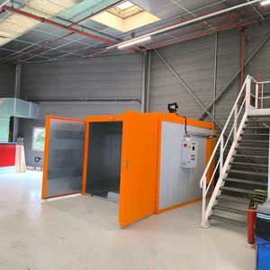 linea di verniciatura a polvere manuale