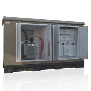 sottostazione per distribuzione elettrica