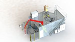 cella robotizzata di taglio al plasma