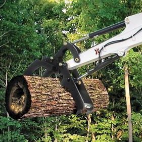 pinza per gru forestale