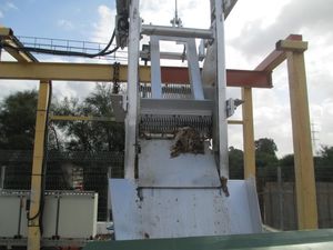 sgrigliatore per trattamento delle acque reflue