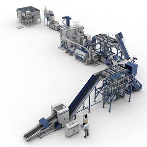 unità di riciclaggio per film in plastica