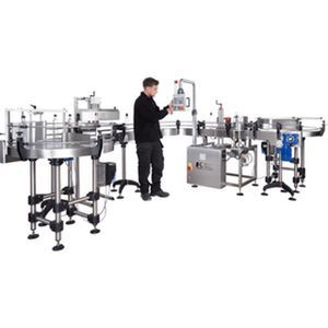 etichettatrice controllata da PLC