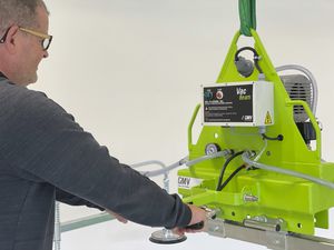 ventosa di sollevamento ad uso industriale
