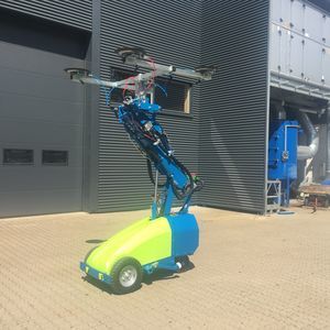 robot per la posa di vetrate