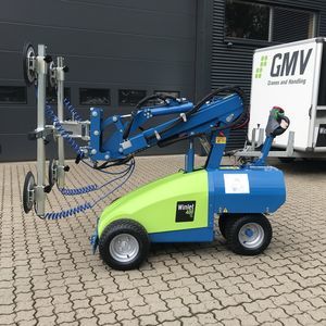 robot per la posa di vetrate semovente